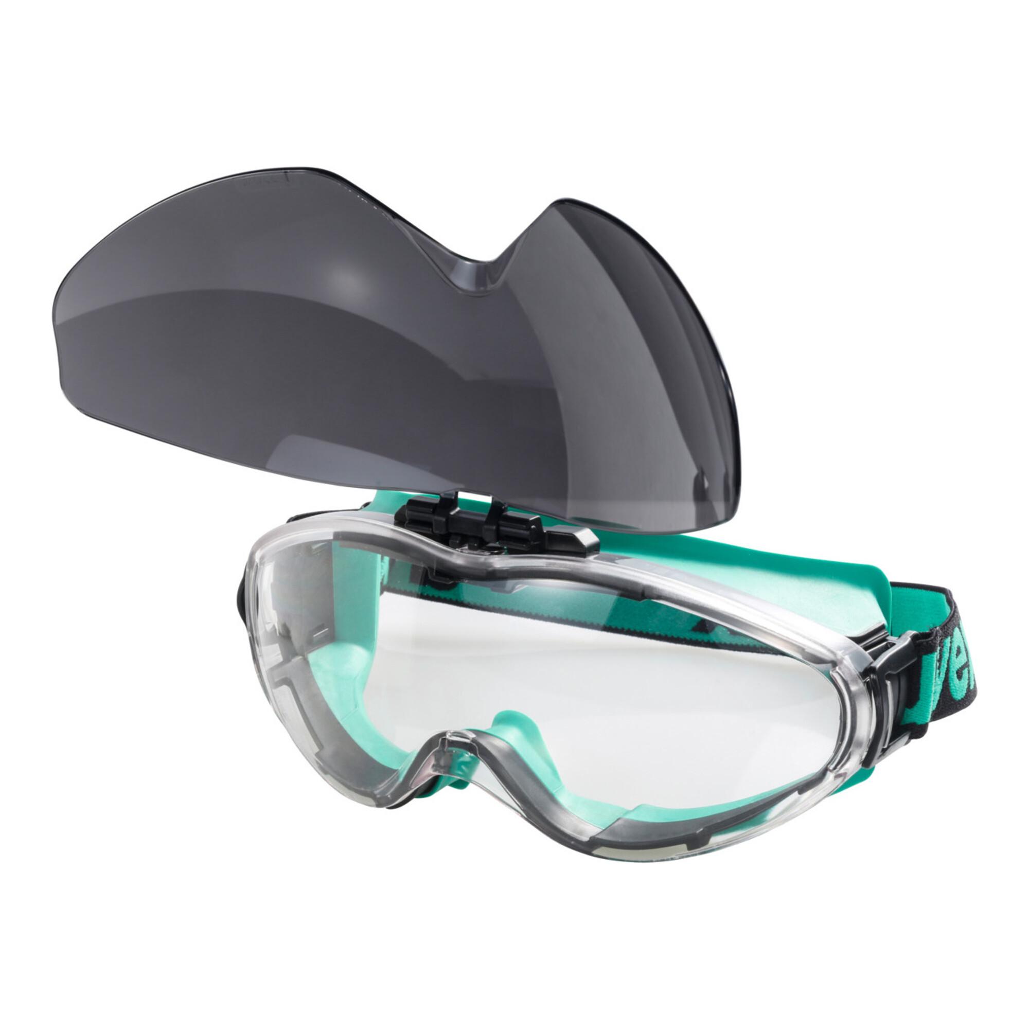 Uvex Ultrasonic flip-up Schweißer-Vollsicht-Schutzbrille, Schutzstufe 5, klappbar (9302045)