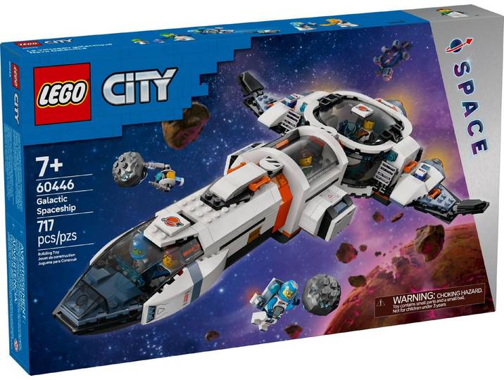 LEGO® LEGO® City 60446 Galaxie Raumschiff Konstruktionsspielsteine, (717 St)