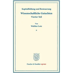Kapitalbildung und Besteuerung., Fachbücher