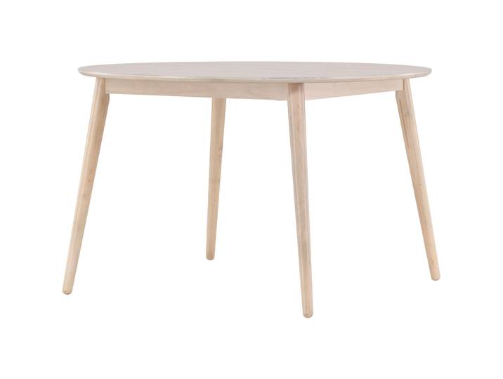 Esstisch Frigo Gummibaum Hellbraun Massivholz B 120 T 120 cm - Esstisch