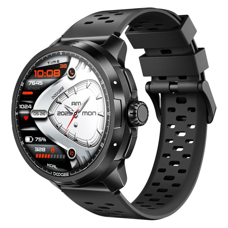 Doogee Anymoving M1 5ATM water-resistant sports smartwatch with GPS Black (ohne SIM) (DGR02-CP002-00)