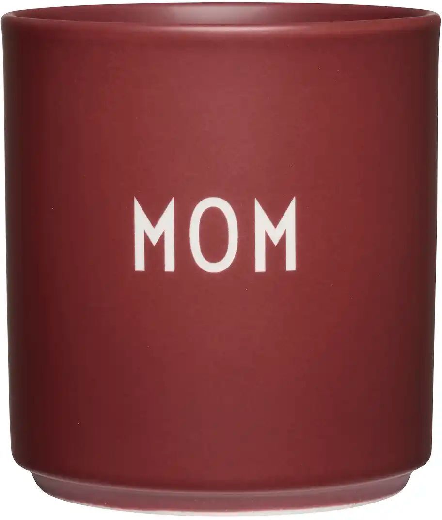 DESIGN LETTERS Becher   ¦ rot ¦ Porzellan ¦ Maße (cm): H: 8,5  Ø: 8
