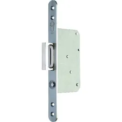 Schiebetürschloss 76,mit Springgriff,UG,F20x220rd,ER