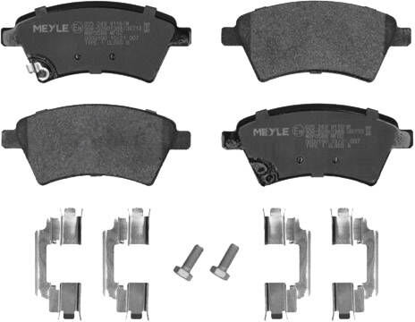 MEYLE 025 243 9116/W Brake pad set