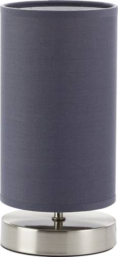 Brilliant Claire 13247/22 Nachttischlampe Energiesparlampe, Halogen E14 40W Grau