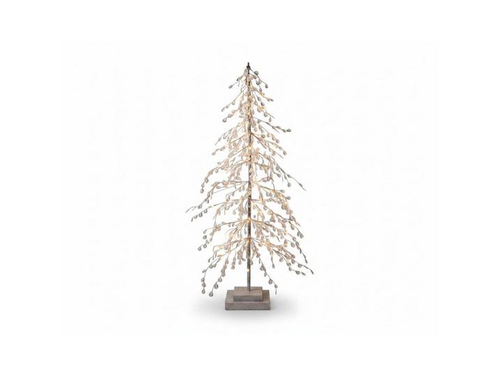 Dekobaum, Transparent, Kunststoff, 25x80x25 cm, Dekoration, Weihnachtsdekoration, Winterdeko