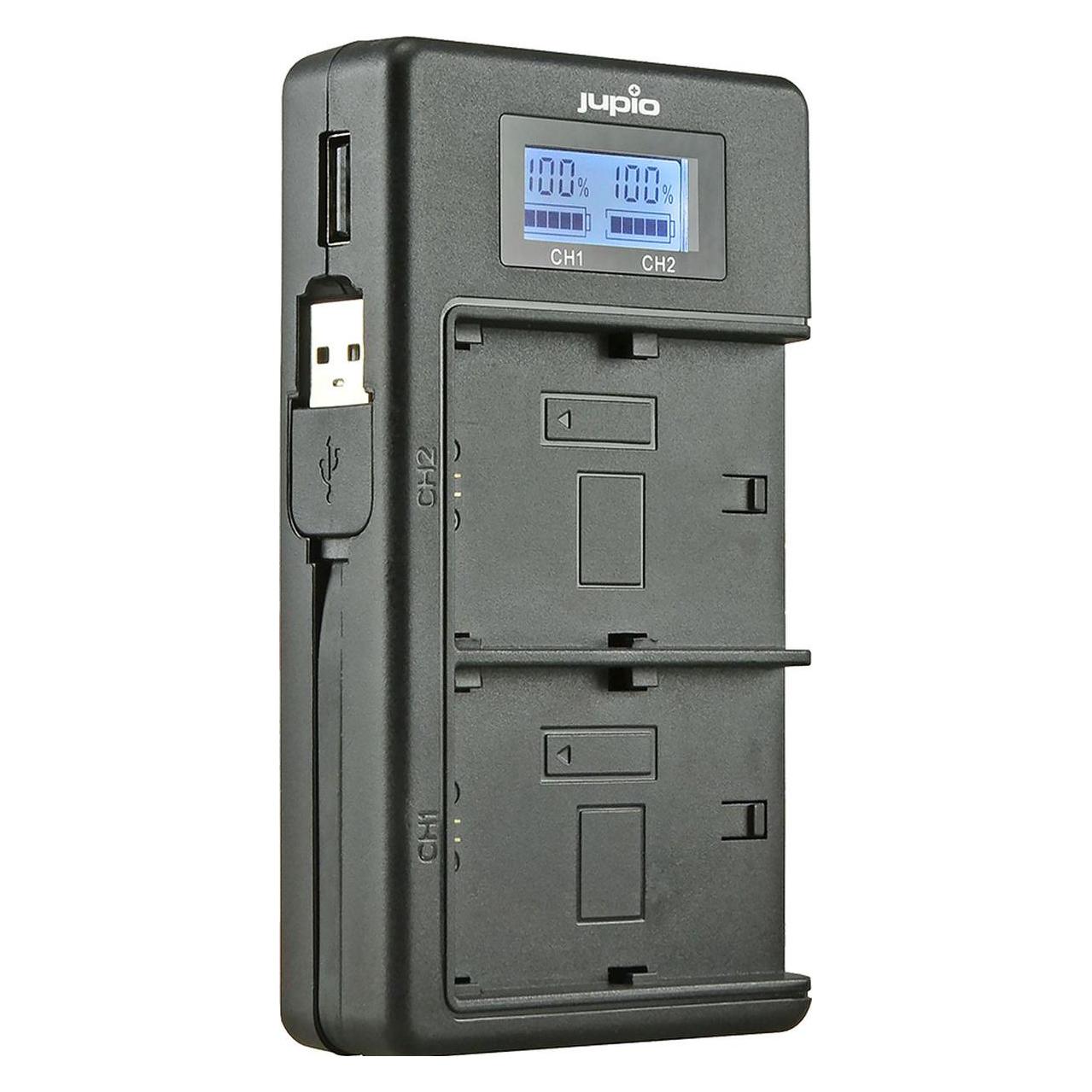 Jupio USB Dedicated Duo Charger LCD For Nikon EN-EL25 (Kamera Akku Ladegerät) (JDC2014)