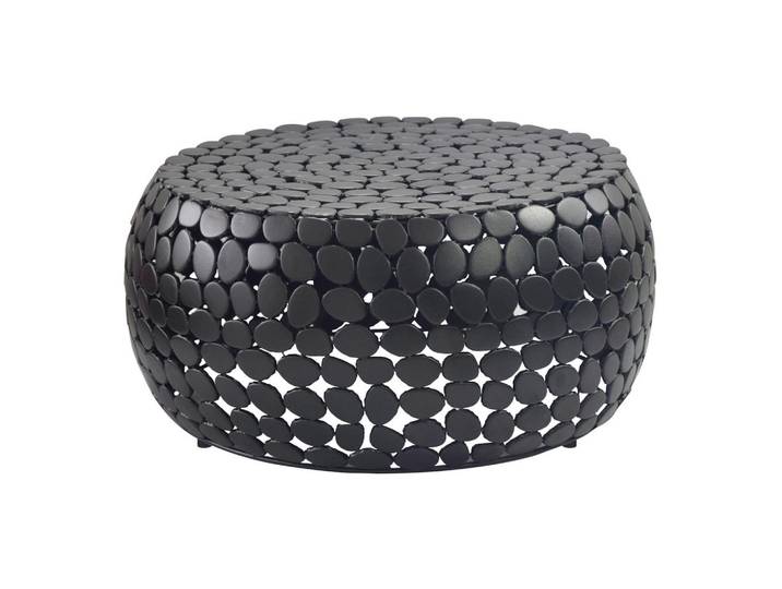 Livetastic Couchtisch, Schwarz, Metall, rund, rund, 66x32x66 cm, Wohnzimmer, Wohnzimmertische, Couchtische