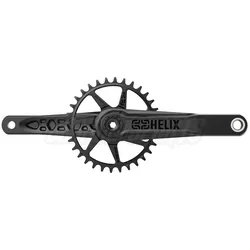 e*thirteen Helix Kurbel, 175mm, 73mm, 24mm, Self Extractor, black