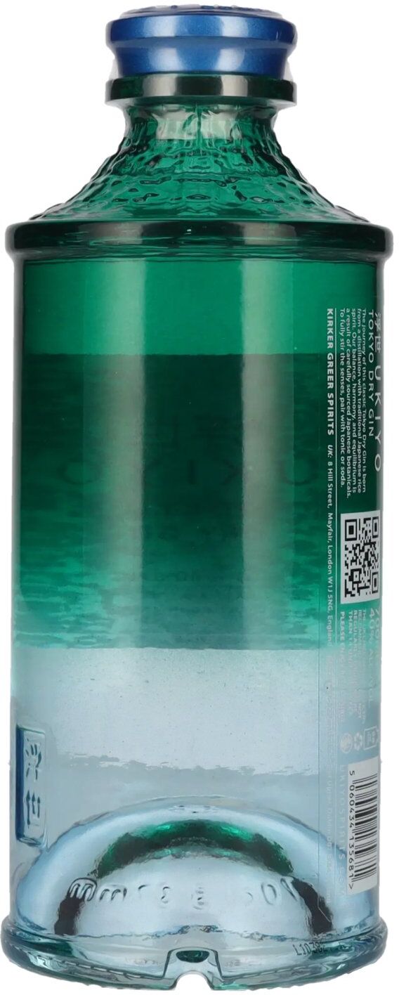 Ukiyo Spirits UKIYO Tokyo Dry Gin 40% Vol. 0,7l