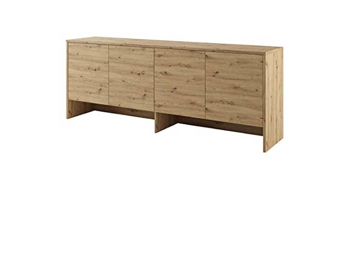 Furniture24 Aufsatz Bed Concept BC10, Schrank für Schrankbetten, 4 Türen (Artisan Eiche)