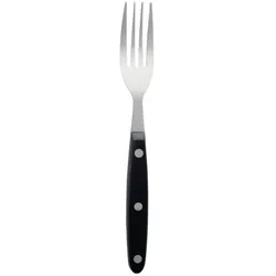 Gastronoble Olympia Steakgabeln | mit schwarzem Griff | 20cm | 24 Gabeln