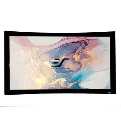 ELITE SCREENS Beamer Leinwand ,/LUNETTE CURVED - GEBOGENE RAHMENLEINWAND/103/geeignet für: Normale Projektoren