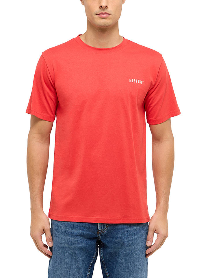 Mustang Shirt "Austin" in Rot - XXL