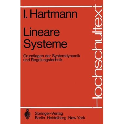 Lineare Systeme, Taschenbuch von I. Hartmann, Springer Berlin, 978-3-540-07758-9