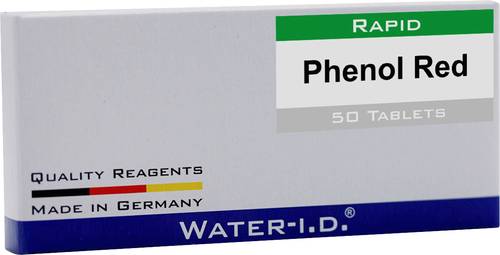 Water ID 50 Tabletten Phenol Rot für FlexiTester Tabletten