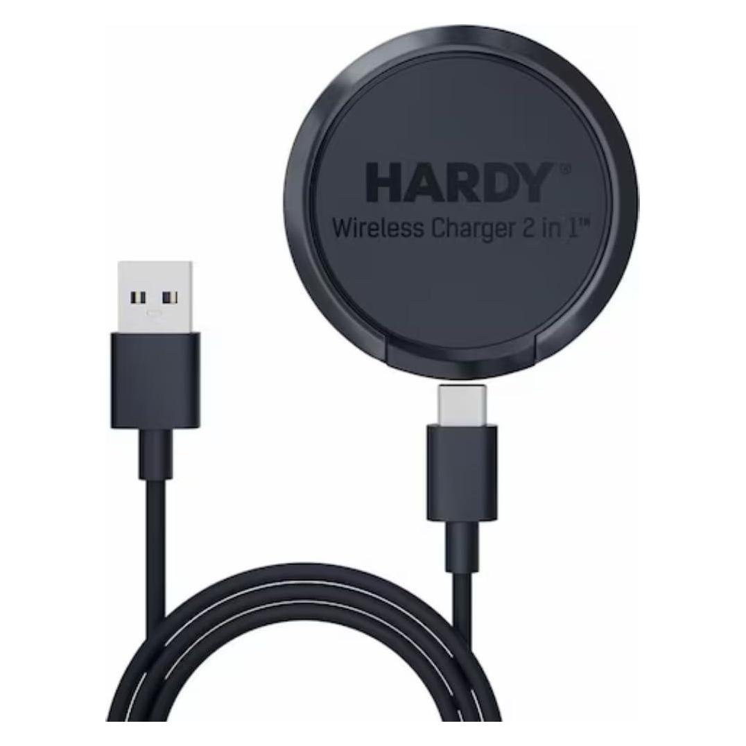 3MK Hardy Wireless Charger 2in1 czarna (15 W) (5903108541169)