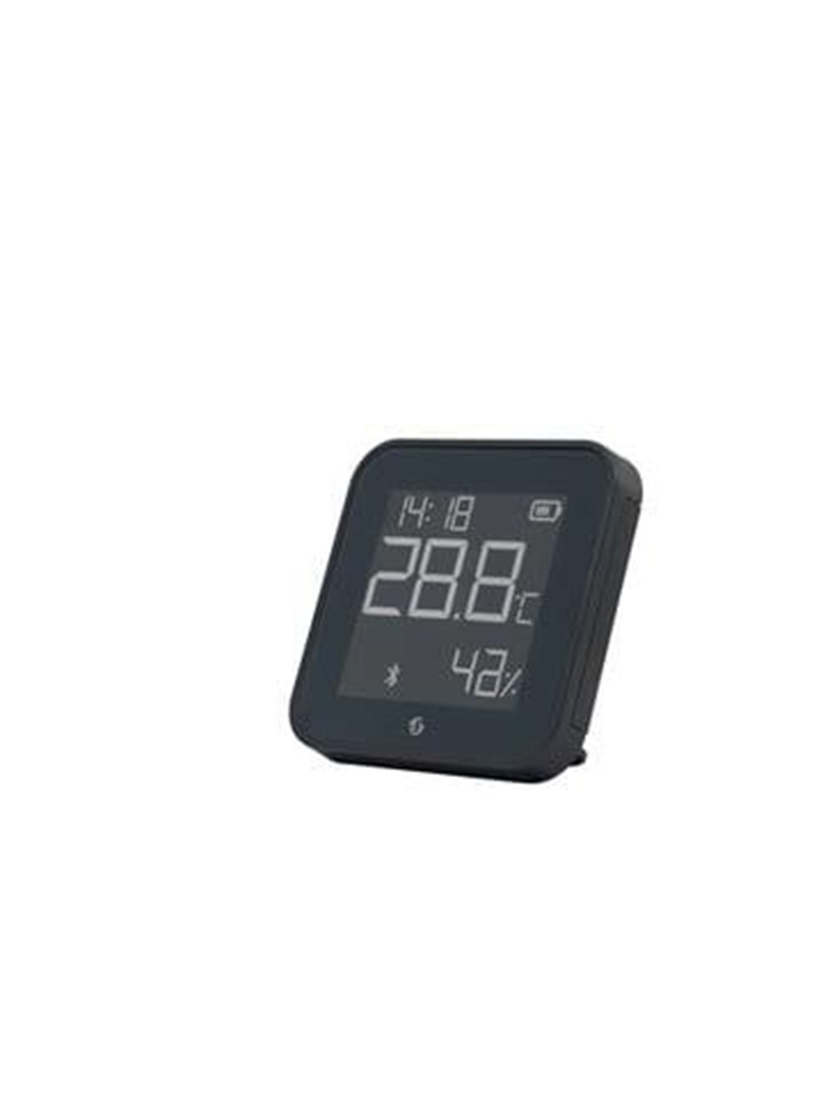 Shelly BLU H&T Display ZB black - Bluetooth- und Zigbee-Temperatur- und Feuchtigkeitssensor