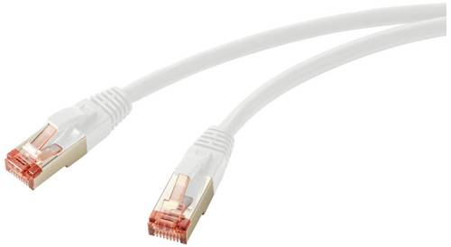 Renkforce RF-5771886 RJ45 Patchkabel CAT 6 S/FTP 1.50m Computer-Grau Halogenfrei