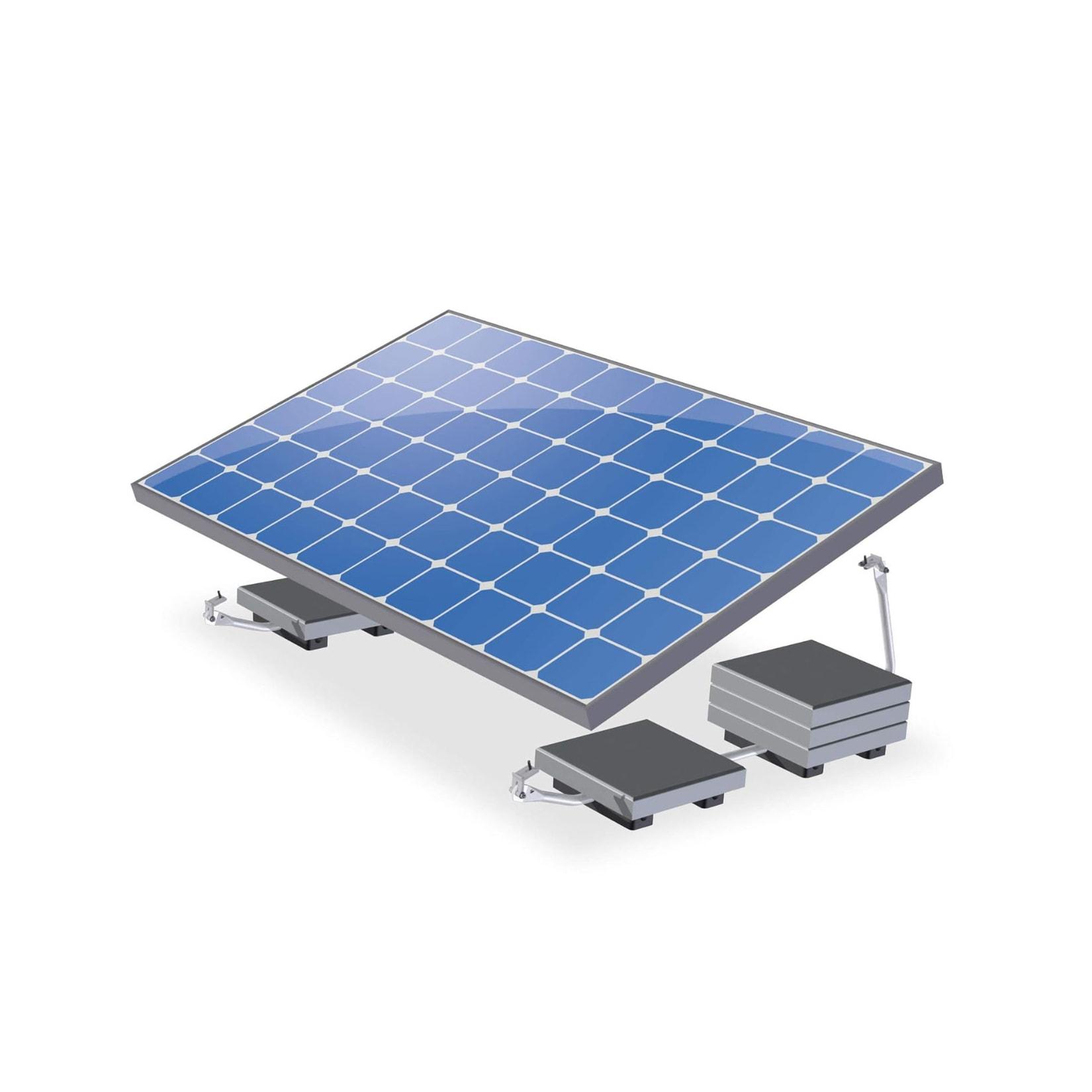 ValkBox 3 XL - Balkonkraftwerk Aufständerung für Solarmodul auf Flachdach/Boden