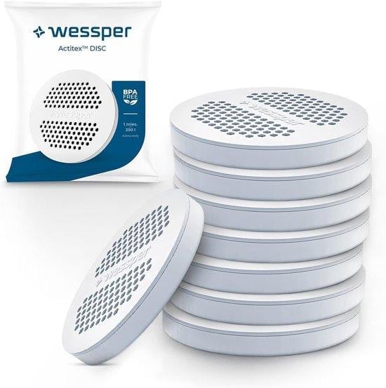 BRITA Filterplaten voor MicroDisc waterfilters - 8 stuks vervangbare filterbladen