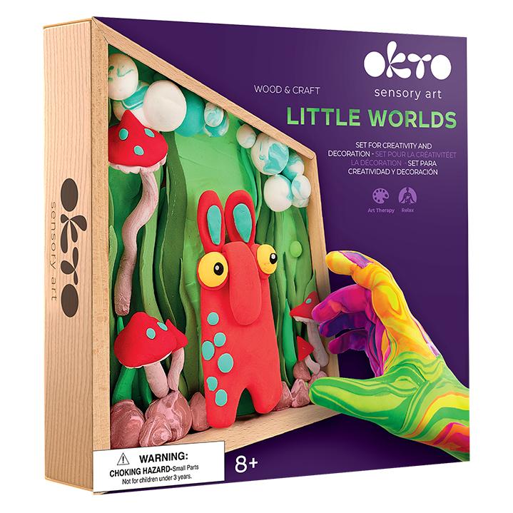 Okto Kleine Welt 3D 'Troll' im Holzkasten (20031)