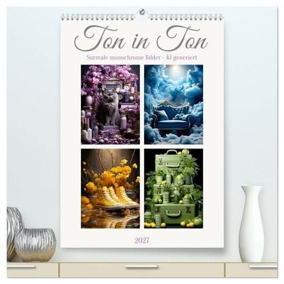 Ton in Ton (hochwertiger Premium Wandkalender 2027 DIN A2 hoch), Kunstdruck in Hochglanz