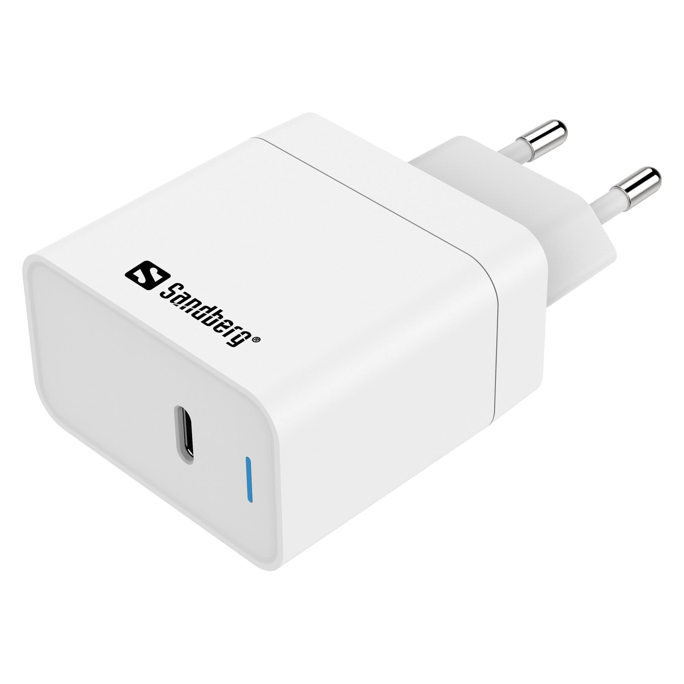 Sandberg USB-C AC Charger PD65W EU (65 W, 1 Port) (441-48)
