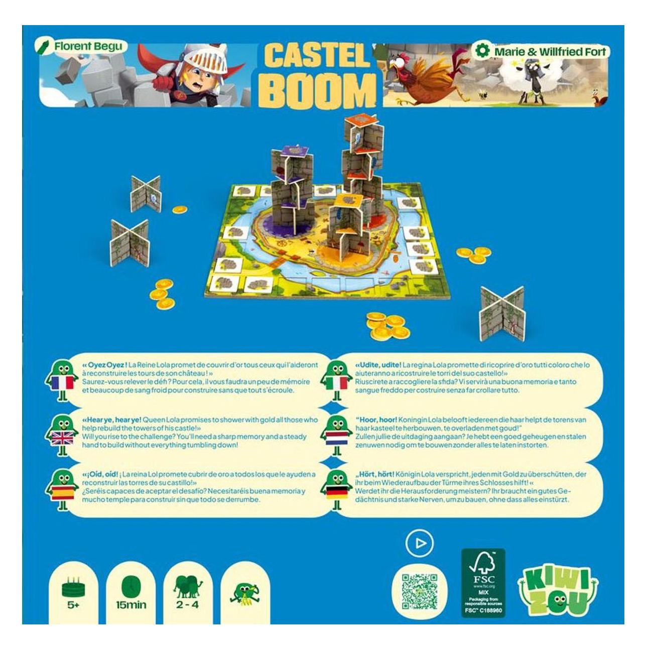 Kiwizou Castel Boom (Multilingual, 2 - 4 Spieler) (KIW007LE)
