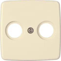 Kopp 339301188 RIVO - Antennensteckdose TV/RF, Farbe: cremeweiß
