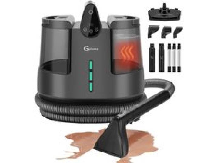 Nettoyeur Vapeur Canapé Tapis 14KPa - Nettoyeur Détacheur Multifonction - 3 Modes 1700W Réservoir 2L+1 2L 22 Accessoires