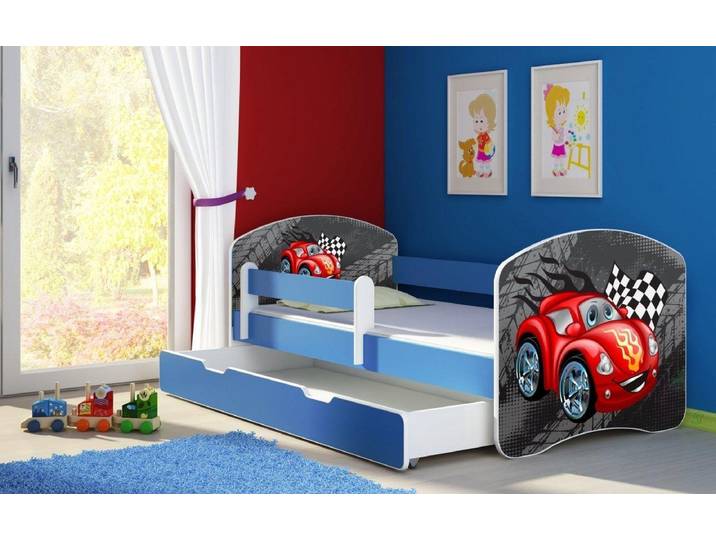 Kinderbett Dream mit verschiedenen Motiven - 160x80 - Flag - Luxusbetten24