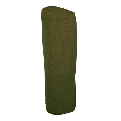 Midirock MAMALICIOUS "MLMELONI JRS MIDI SKIRT HW NOOS", Damen, Gr. M, sphagnum detail:melange, Strick, Obermaterial: 95% Polyester, 5% Elasthan, meliert, regular fit wadenlang, Röcke, Materialmix, High Waist