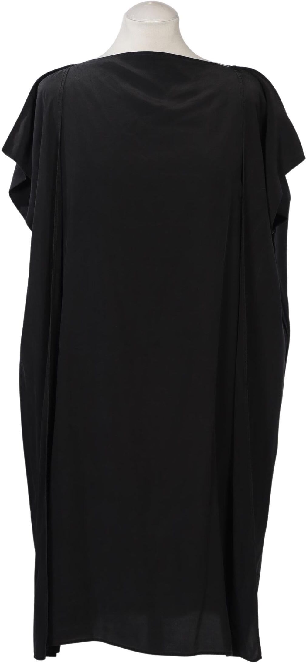 hessnatur Damen Kleid, Schwarz, Gr. Onesize, Seide - Second Hand