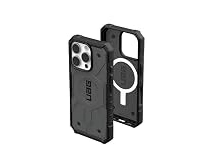 Urban Armor Gear Pathfinder MS Housse Compatible Apple iPhone 16 Pro Case (Chargement sans Fil/rechargement magnétique Compatible, Protection Contre Les Chutes) argenté