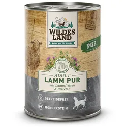 Wildes Land 6 x 400g Lamm PUR