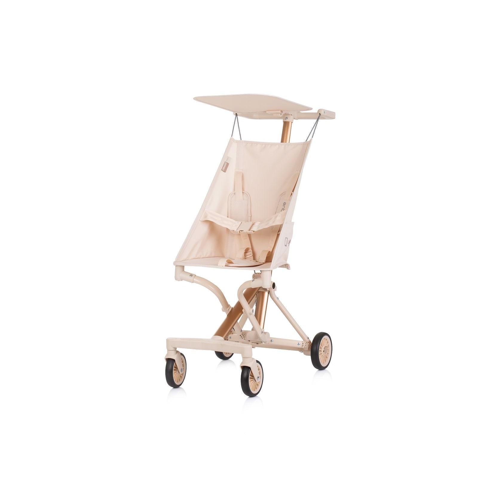 Chipolino Kinderwagen, Buggy Unique Aluminiumrahmen faltbar 3-Punkt-Gurt Tasche beige