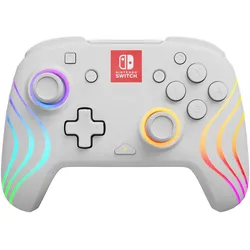 PDP Afterglow Wave (Switch, Switch 2, Switch Lite, Switch OLED), Gaming Controller, Weiss