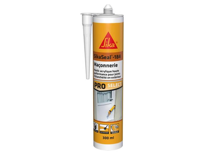 Mastic Acrylique Sikaseal Blanc étanchéité Et Jointoiement Maçonnerie - Sika