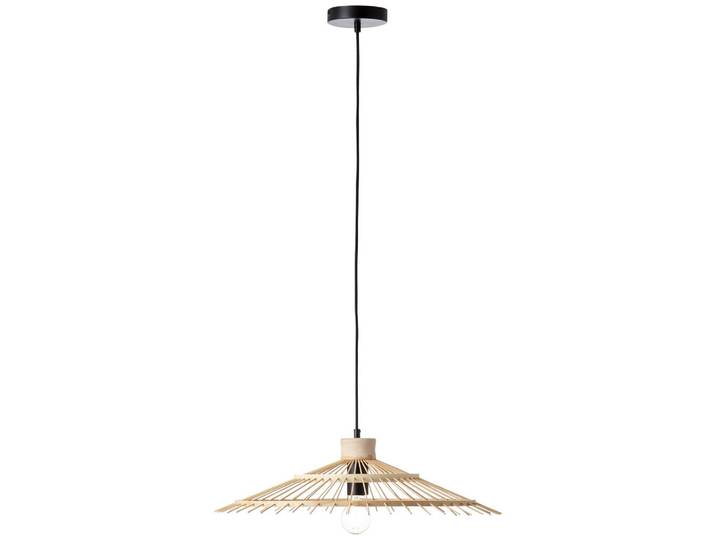 Brilliant Hängeleuchte Pirae, Naturfarben, Schwarz, Holz, 100 cm, höhenverstellbar, Lampen & Leuchten, Innenbeleuchtung, Hängeleuchten, Pendelleuchten