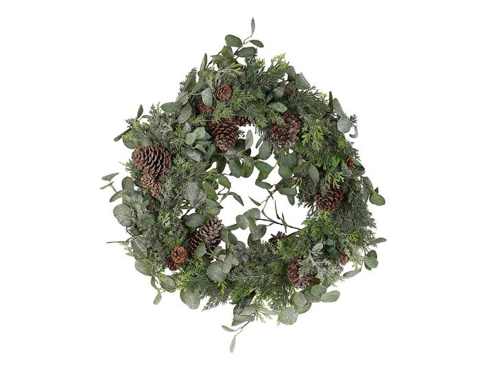 Kranz Eukalyptus 80 x 20 x 80cm Grün/Grün