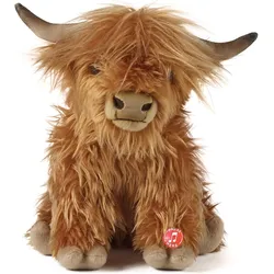 Living Nature Highland Kuh braun 20cm - ohne Sound