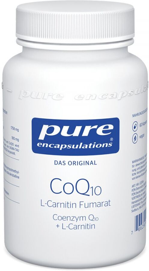 Pure Encapsulations CoQ10 L Carnitin Fumarat 60stk
