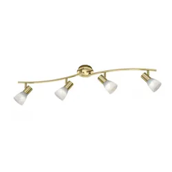 Exquisiter 24W LED Spot Strahler Esszimmer Messing matt Licht TRIO 871010408
