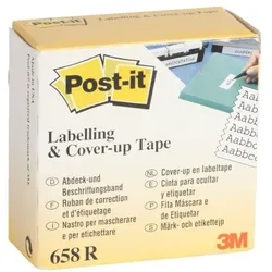 Post-It Abdeckband / Korrekturband - 8-zeilig weiß