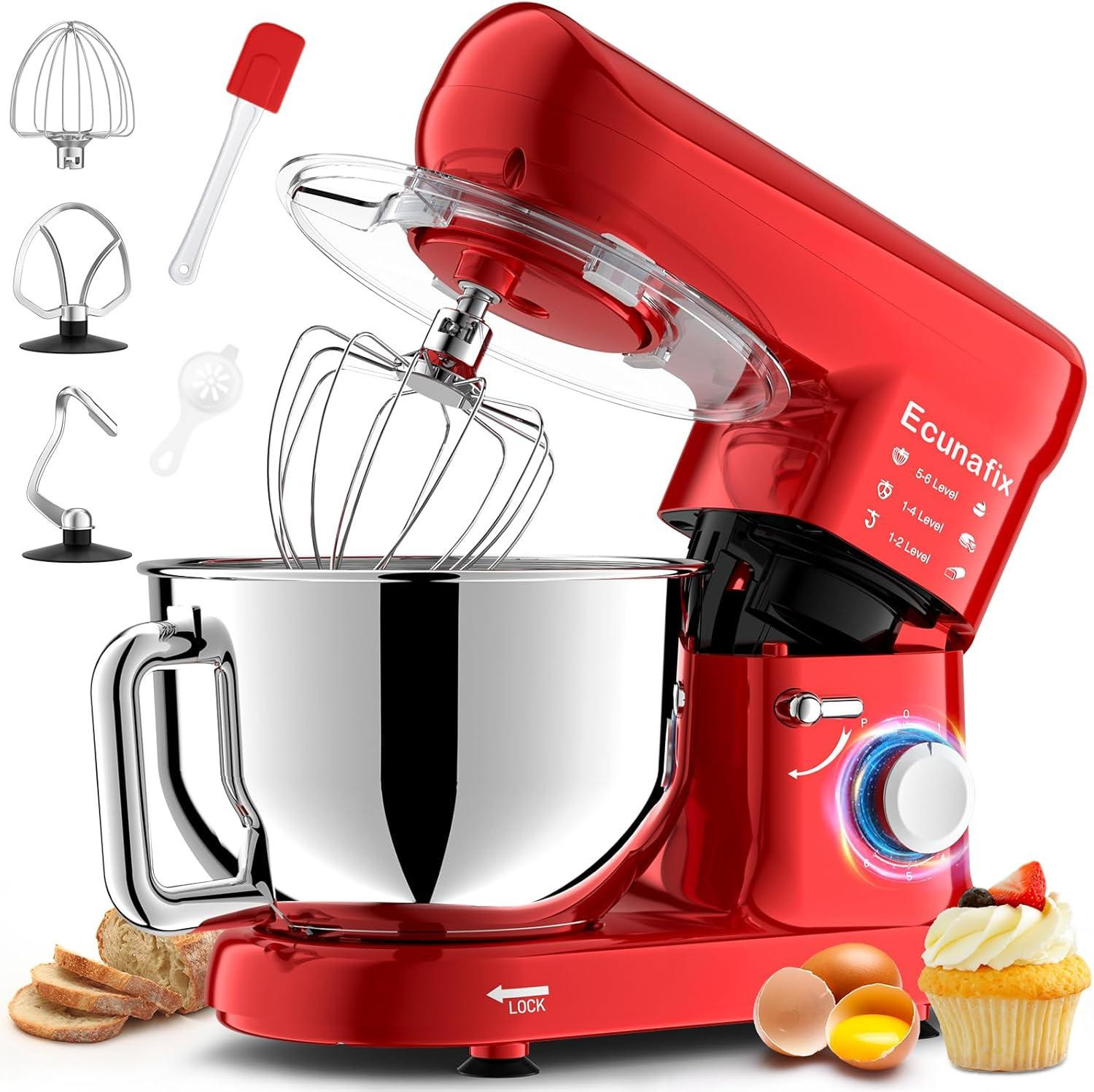 Selius multifunctionele planetaire kneedmachine, 1500 W, 6,5 l, met 6 accessoires en kneedhaak