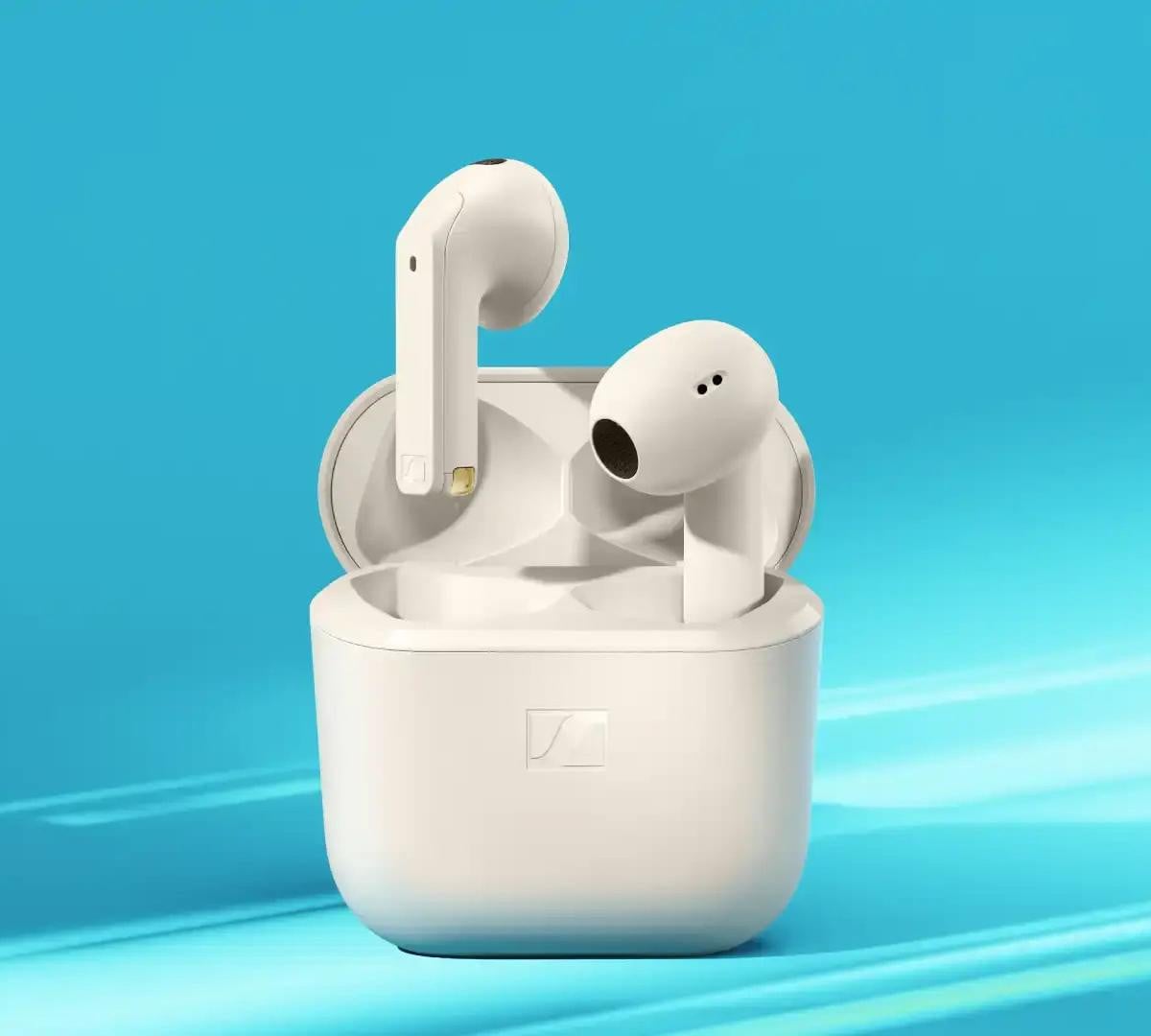 Sennheiser ACCENTUM OPEN True Wireless oordopjes - Beige/Wit - Bluetooth