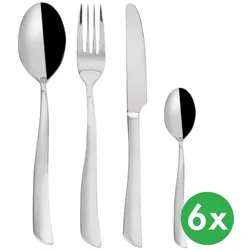 Besteck SHAPE, rostfreier Stahl, 24 St.