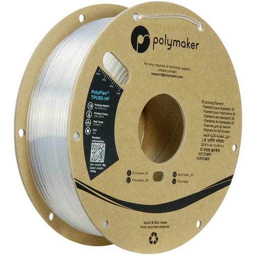 Polymaker PD03006 TPU95-HF Filament TPU, Flexibles Filament flexibel, Highspeed Filament, UV-beständig 2.85mm 1000g Kl