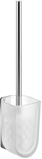 Keuco Elegance WC Bürstengarnitur 11669019000 verchromt, mit Echtkristall-Einsatz, mattiert
